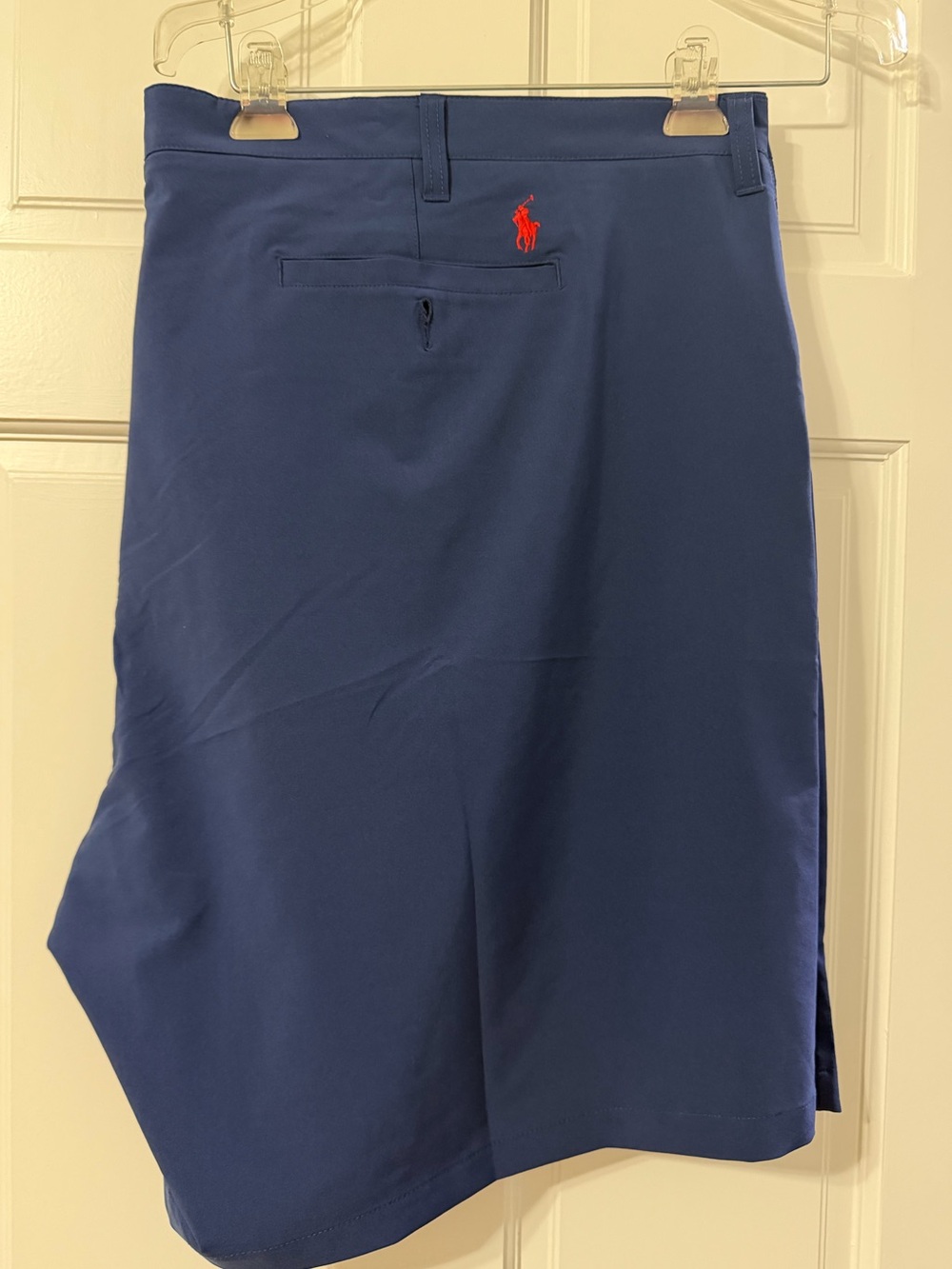 Polo by Ralph Lauren Navy Shorts with Red Pony Embroidery
